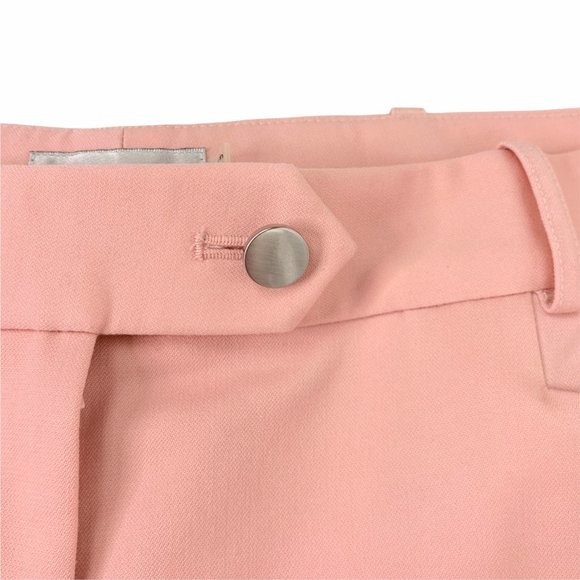 Tahari Arthur S Levine Pink Soft Career Dress Pants Mid Rise Straight Leg 6 - Picture 4 of 8